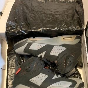 Jordan 6 Psg 2019  Size 9 Black and Gray Sneakers